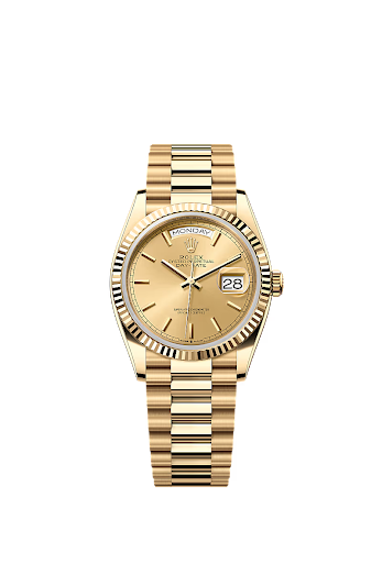 Rolex Oyster vàng kim Day-Date 36